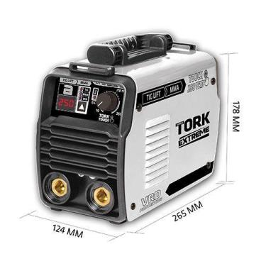 Imagem de Inversora tork 250 amperes tig/eletrodo 220v