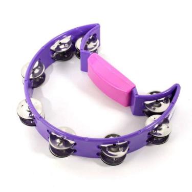 Imagem de Pandeiro/Pandeirola Meia Lua Spanking ABS Roxo