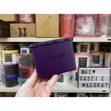 Imagem de Tupperware Jeitoso 800ml Roxo - Ideal para Feijoada