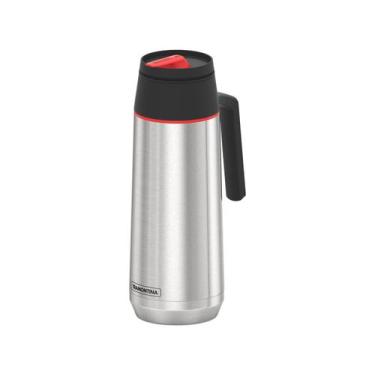 Imagem de Garrafa Térmica 750ml Exata Em Aço Inox Com Ampola De Aço - TRAMONTINA
