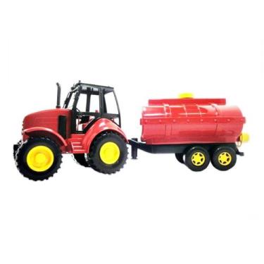 Imagem de Trator infantil agromak tanque 40cm - silmar 6840