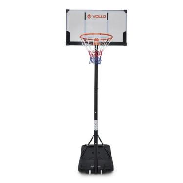 Imagem de Cesta De Basquete Portatil Vollo Oficial Ajustavel 3 Metros - Ref TB30