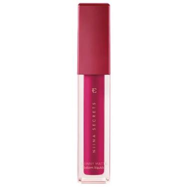 Imagem de Batom Líquido Skinny Matte Niina Secrets Pink Peônia 5ml - Eudora