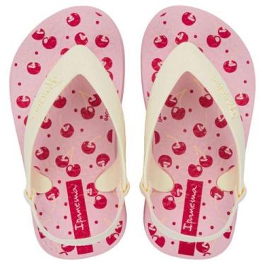 Imagem de Chinelo Ipanema Infantil Com Elastico Super Confortável, 23/24, Rosa b
