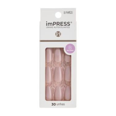 Imagem de Unha Postiça Autocolante imPRESS Bailarina Chic - Kiss New York