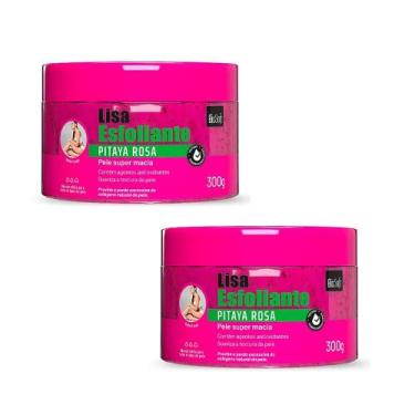 Imagem de Kit 2 Creme Esfoliante Corporal e Rosto Pitaya Rosa Esfoliação para Co