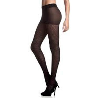 Imagem de Meia Calça Trifil Libélula Fio 45 Meia Preta Ref W06908, Preto, Único