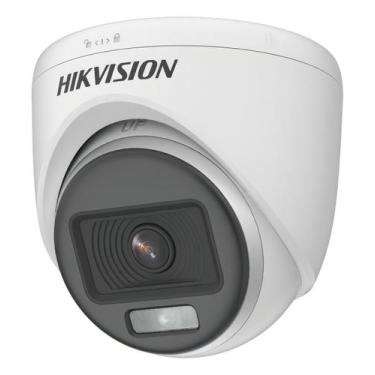Imagem de Camera Dome Metalica 4 Em 1 2mp Colorvu Ir 20m Hikvision