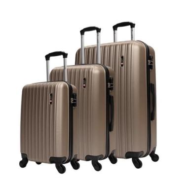 Imagem de Kit de malas de viagem P/M/G Londres Swiss Move, Champagne