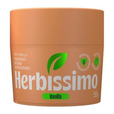 Imagem de Desodorante Creme Antitranspirante Herbíssimo Vanilla 55g