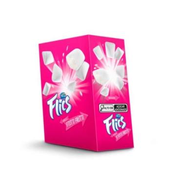 Imagem de Chiclete flics tutti frutti 221g com 12 cartelas