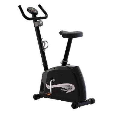 Imagem de Bicicleta Ergométrica Vertical Athletic Action Magnética 8 Níveis 140k