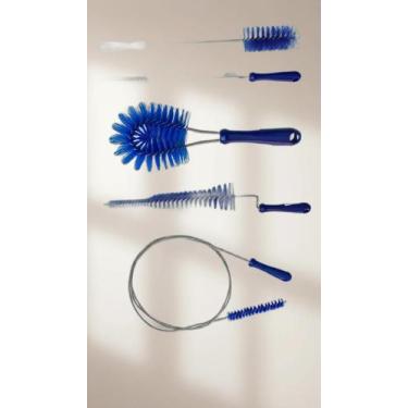 Imagem de Kit 5 Escovas Limpeza Tubos e Mangueiras - Congratulations Store
