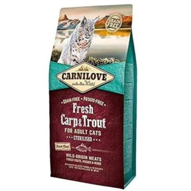Imagem de Raçao Carnilove Fresh Carp & Trout gatos castrados 2kg