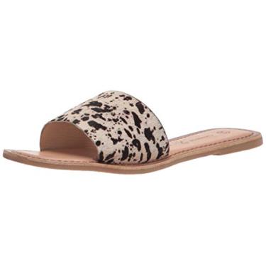 Imagem de Chinese Laundry Sandália feminina Regina Slide, Branco/preto, 40