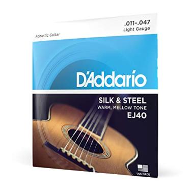 Imagem de Encordoamento Para Violão Aço .011-.047 D'Addario Silk & Steel EJ40