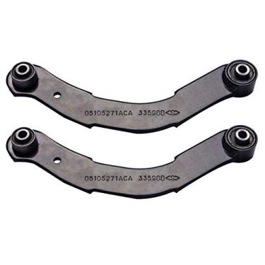 Imagem de Braço de controle superior traseiro compatível Dodge Caliber Jeeep Compass Patriot Esquerda Direita AUQDD 2 peças K641281 (par) Suspensão profissional motorista e passageiro Lateral Link