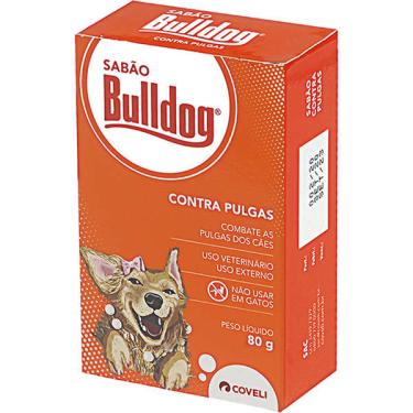 Imagem de Sabão Coveli Antipulgas Bulldog para Cães - 80 g