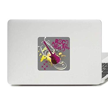 Imagem de Rock Music Guitar Instrumento musical Decalque Vinil Paster Laptop Adesivo Decoração PC