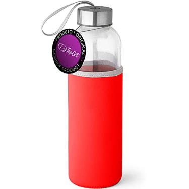 Imagem de Garrafa de Vidro 520 ml Soft TopGet (Vermelho)