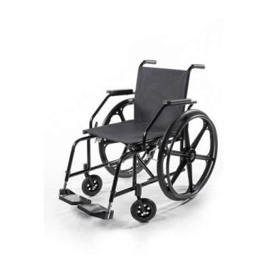 Imagem de Prolife Cadeira de Rodas Confort Liberty Obeso - Aço Carbono - Preto - Estilo Padrão - 15 kg - 130 kg