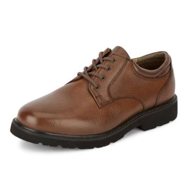 Imagem de Dockers Sapato Oxford masculino Shelter de bico liso, Bronzeado escuro, 44