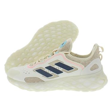 Imagem de adidas Tênis de corrida masculino Web Boost, Branco fora/branco nuvem/cor cru - branco, 40