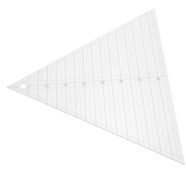 Imagem de SEWACC modelo de régua triangular régua de retalhos faça você mesmo réguas de quilting réguas de acolchoado modelos de quilting régua de alfaiate precisão régua centimétrica régua modelo