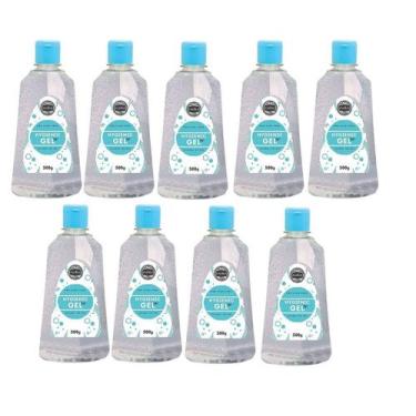 Imagem de Kit Álcool Gel 70% Hygienic Gel Exallus 9X500ml