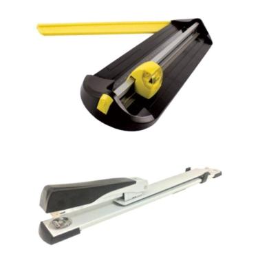 Imagem de Kit Multirefiladora A4 4 Em 1 E Grampeador De Longo Alcance