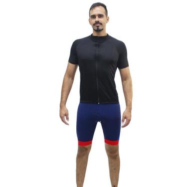 Imagem de Bermuda Ciclismo Forro Acolchoada Shorts Ciclista Bike Pedal Mtb - D.A