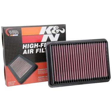 Imagem de K&N Filtro de ar do motor: alto desempenho, premium, lavável, filtro de substituição: Serve para HYUNDAI Santa Fe III 2012-2017; KIA Sorento II, 33-3129
