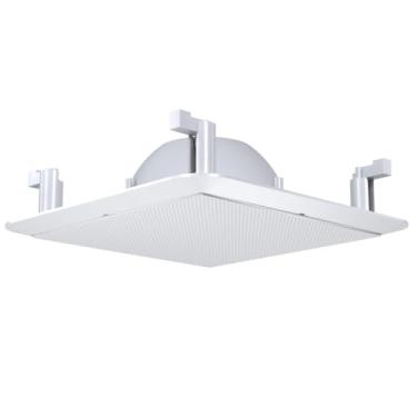 Imagem de Suporte de Teto Embutido Linha LUX p/Echo Pop | Acabamento Premium Branco | Design Discreto e Clean | Instalação em Gesso ou Alvenaria | Compatível Alexa Echo Pop