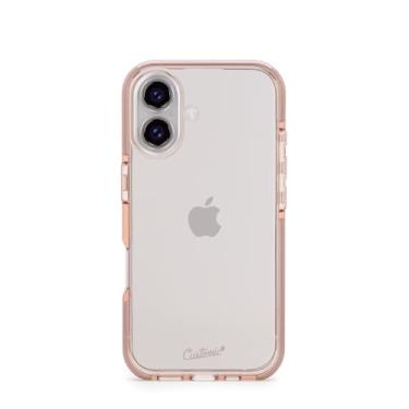 Imagem de Customic Capinha Case Capa para Celular iPhone 16 Plus (6.7”), Impactor Flex Antibactéria Anti Impacto Proteção Militar 2 metros contra quedas, Rosa