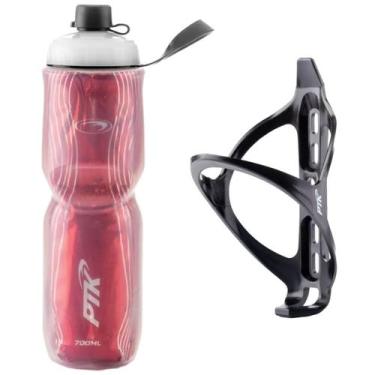 Imagem de Garrafa Água Bike Squeeze Térmica Ciclismo Academia Caramanhola 700ml 
