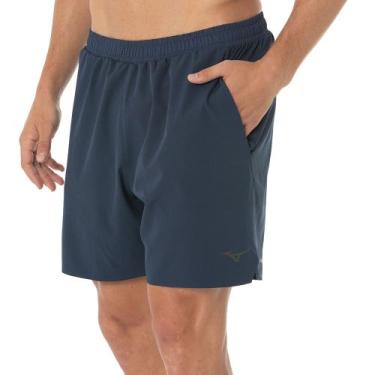 Imagem de Shorts de Corrida Masculino Mizuno 2x1 High 2, Azul, P