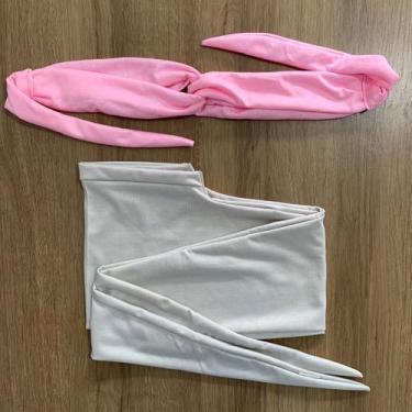 Imagem de Turbante Bege e Tiara de Argolas na cor desejada - Estação Outono, Ros