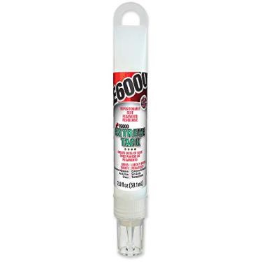 Imagem de Eclectic Products 565100 60 ml Cola reposicionável para garrafa de pendurar E6000 Extreme Tack, transparente