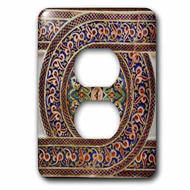 Imagem de 3dRose lsp_164779_6 Foto de decoração de parede de mosaico, Marraquexe, Marrocos, Foto de Rhonda Albom Light Switch Cover