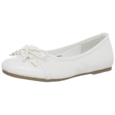 Imagem de Josmo Sapatilha bailarina 19980 (bebê/criança pequena/criança grande), Patente branca, 21