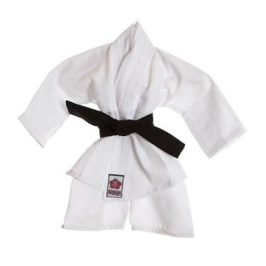 Imagem de Kimono Kimoninho Branco Judô Jiu Jitsu Bebê Menina Menino - Potinho de