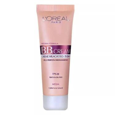 Imagem de BB Cream Loreal Creme Milagroso 5 em 1 Base Média FPS20 30mL - L OREAL