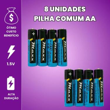 Imagem de Kit Pilha AA Comum C/ Pilha AAA Palito Caixa 60 Unidades Cada - Combos
