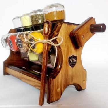 Imagem de Porta Temperos Giratório 16 Potes + colher dosadora - B0SS - Arte Made