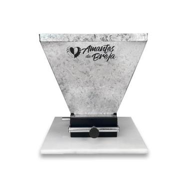 Imagem de Moedor Moinho de Malte 2 Rolos em Aço ALBCF com Funil e Regulagem Evol