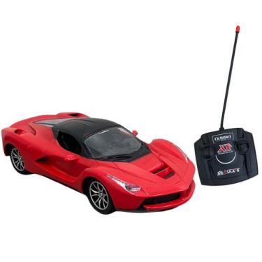 Imagem de Brinquedo para Crianças Carrinho de Controle Remoto 1:16 Com Luz de Fa