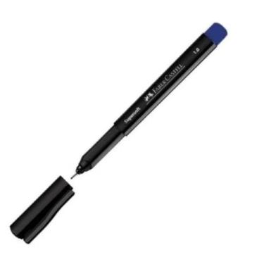 Imagem de Caneta Hidrocor Supersoft 1.0 Azul Faber Castell