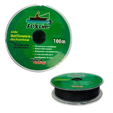 Imagem de Linha de Pesca Multifilamento Way Fishing Fox Line 0.25mm 4X Cinza 36 