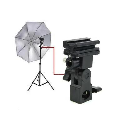 Imagem de Suporte Adaptador P/ Uso De Flash Em Tripé Com Sombrinha - SIV