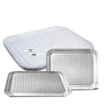 Imagem de Bandeja Prata 20x25 Com 10 Unidades - SK